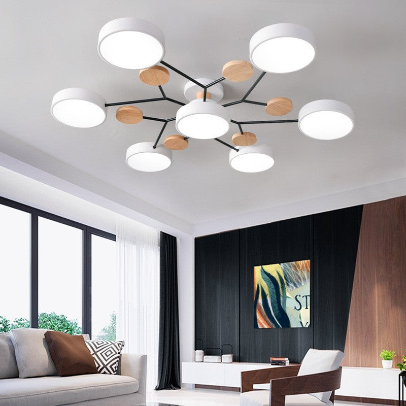 Scandinavian LED Ceiling Lamp Molecular Design & Modern Ambient Lighting