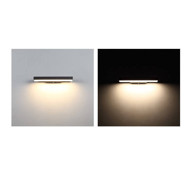 Moderne Minimalistische LED Sensor Buitenlamp | Waterdichte Rechthoekige Wandlamp