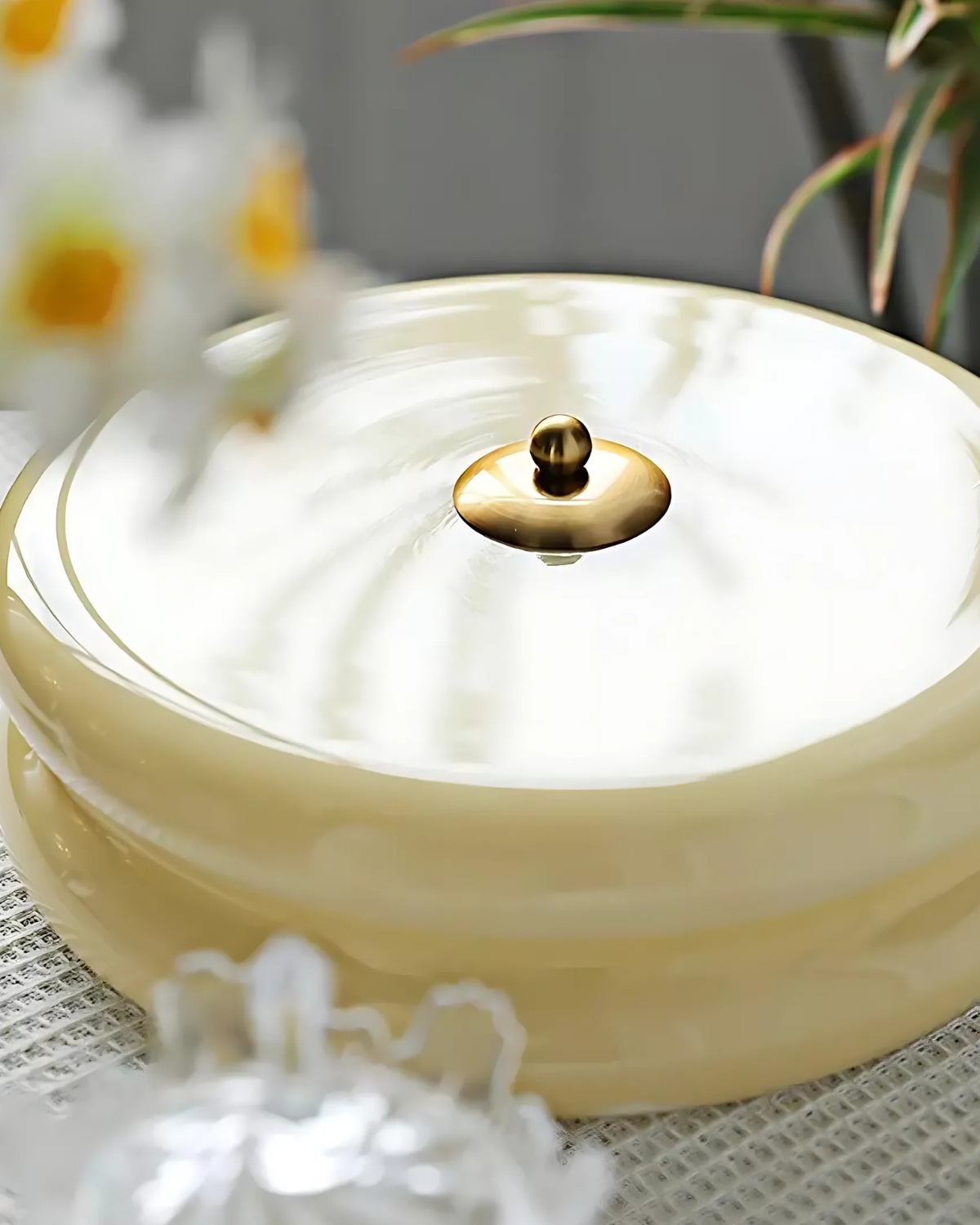 Minimalistische Vintage Plafondlamp Van Kunstglas | Elegante Lamp