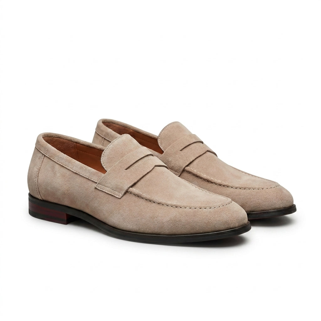 Heren Suède Loafers | Zachte PU Instappers