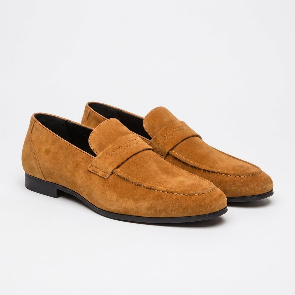 Heren Suède Loafers | Zachte PU Instappers