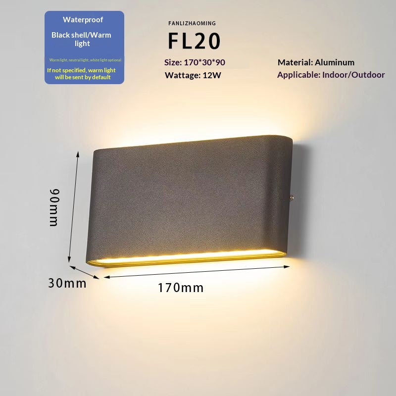 Moderne Waterdichte Buitenwandlamp | IP65 LED Wandlamp