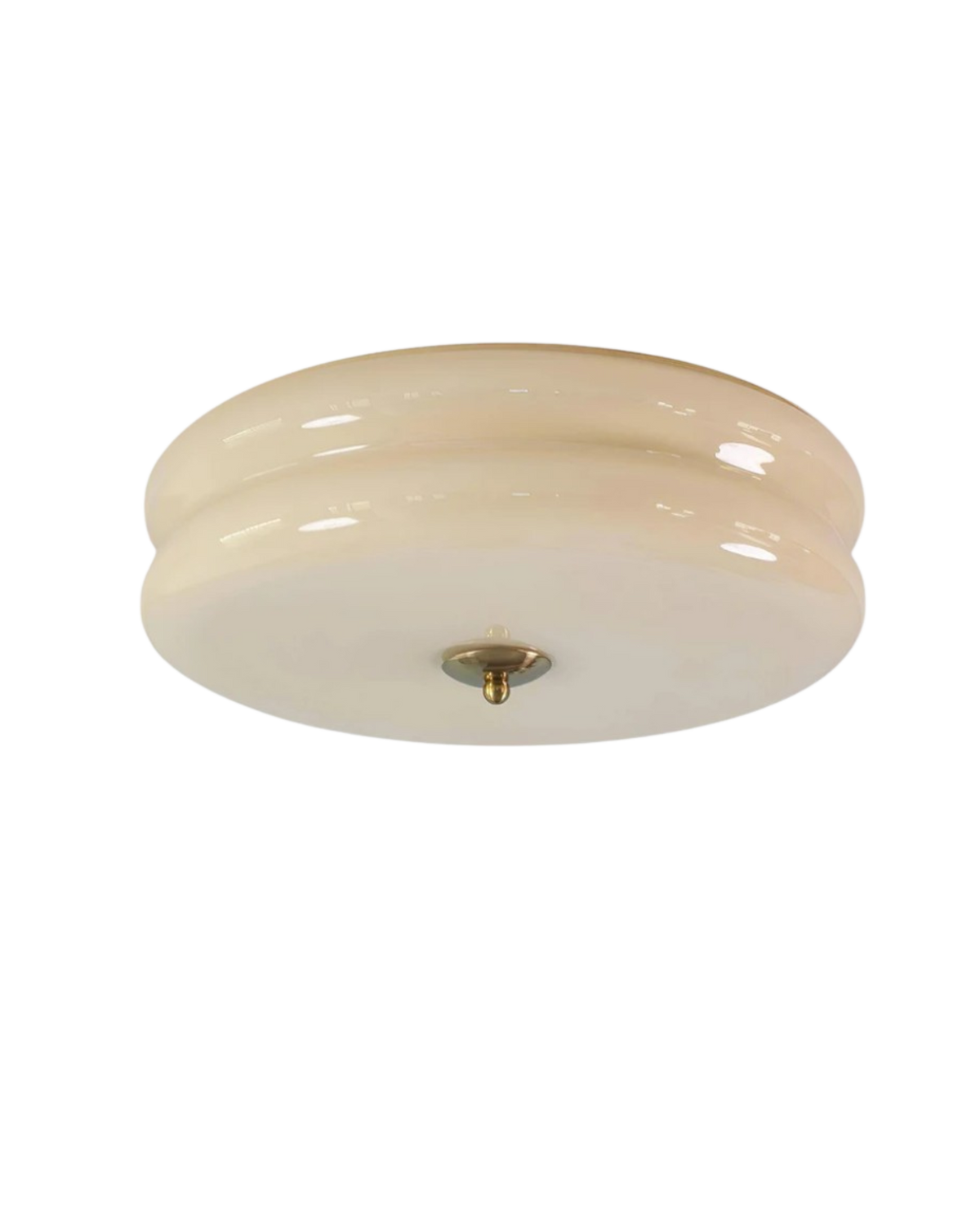 Minimalistische Vintage Plafondlamp Van Kunstglas | Elegante Lamp