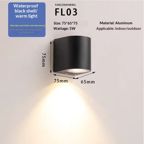 Moderne Waterdichte Buitenwandlamp | IP65 LED Wandlamp