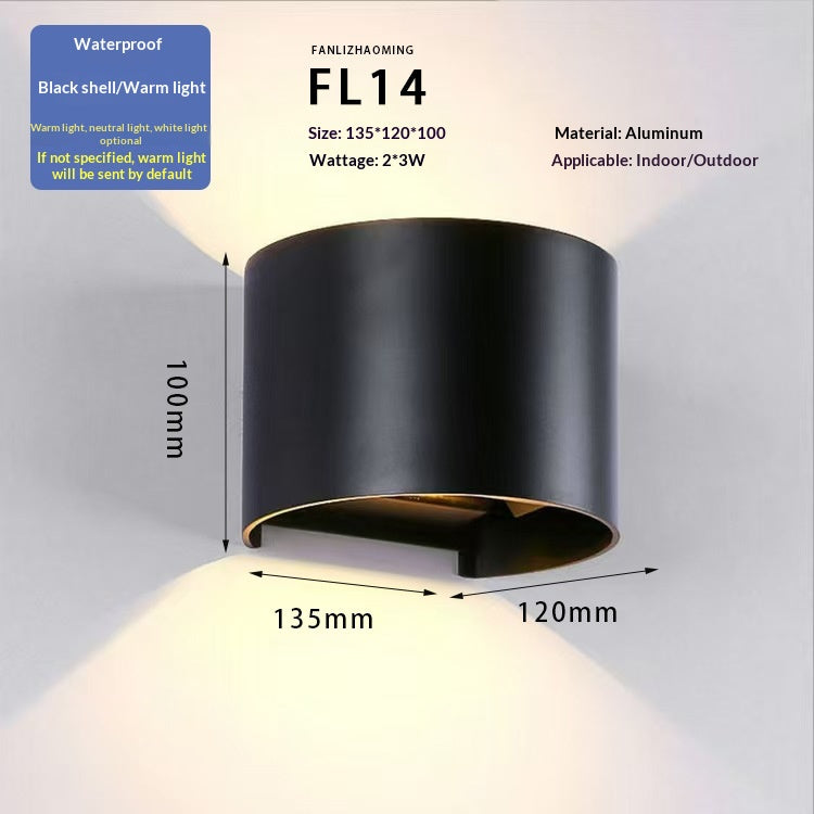 Moderne Waterdichte Buitenwandlamp | IP65 LED Wandlamp