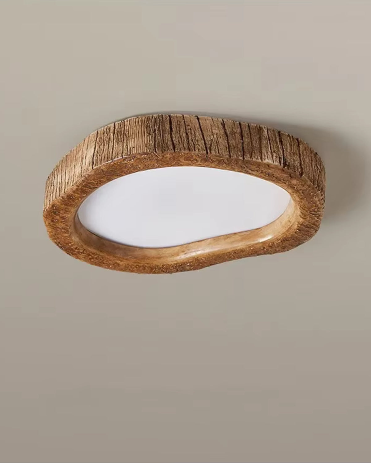 Scandinavische Nordic Plafondlamp | Moderne Houtlook Lamp