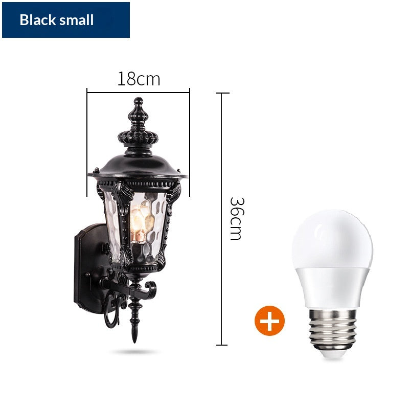 Retro Waterdichte Lotus Wandlamp | Europese LED Buitenlamp