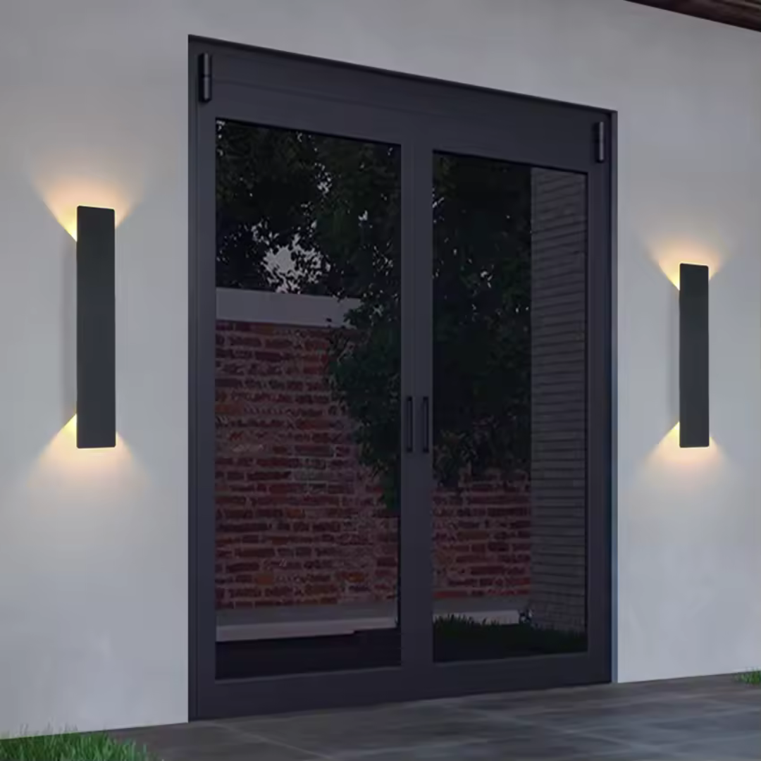 Moderne aluminium buitenlamp met waterdicht LED-ontwerp