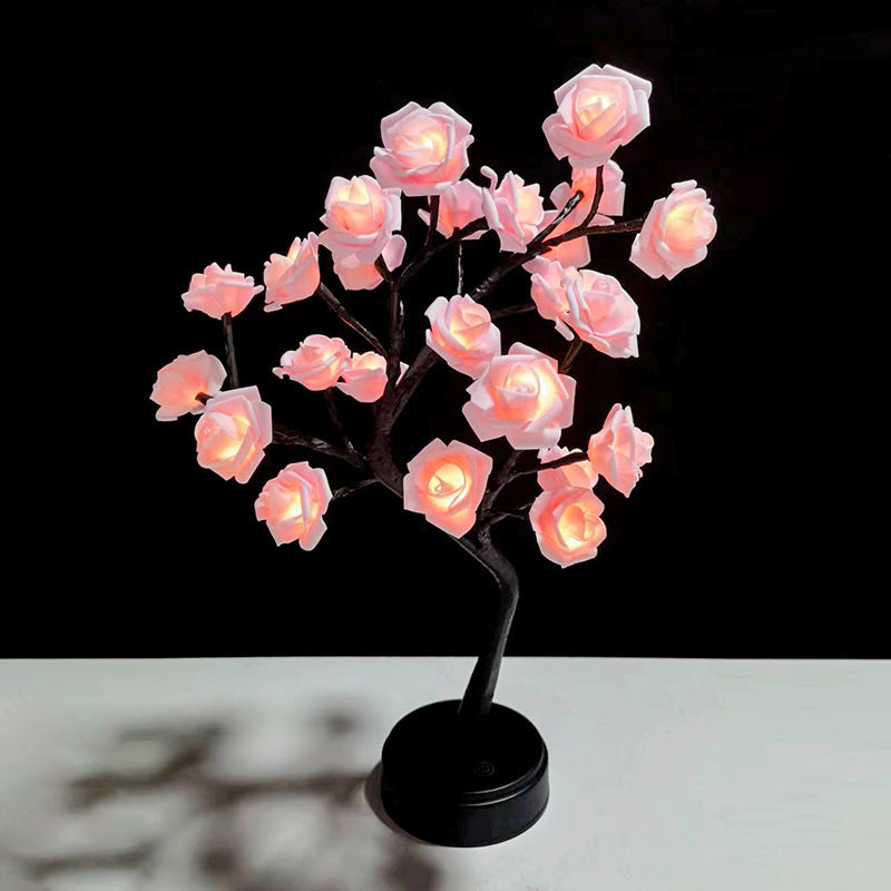 LED Rozenboom Lamp | Decoratieve Bloemenlamp Met Aanraakbediening