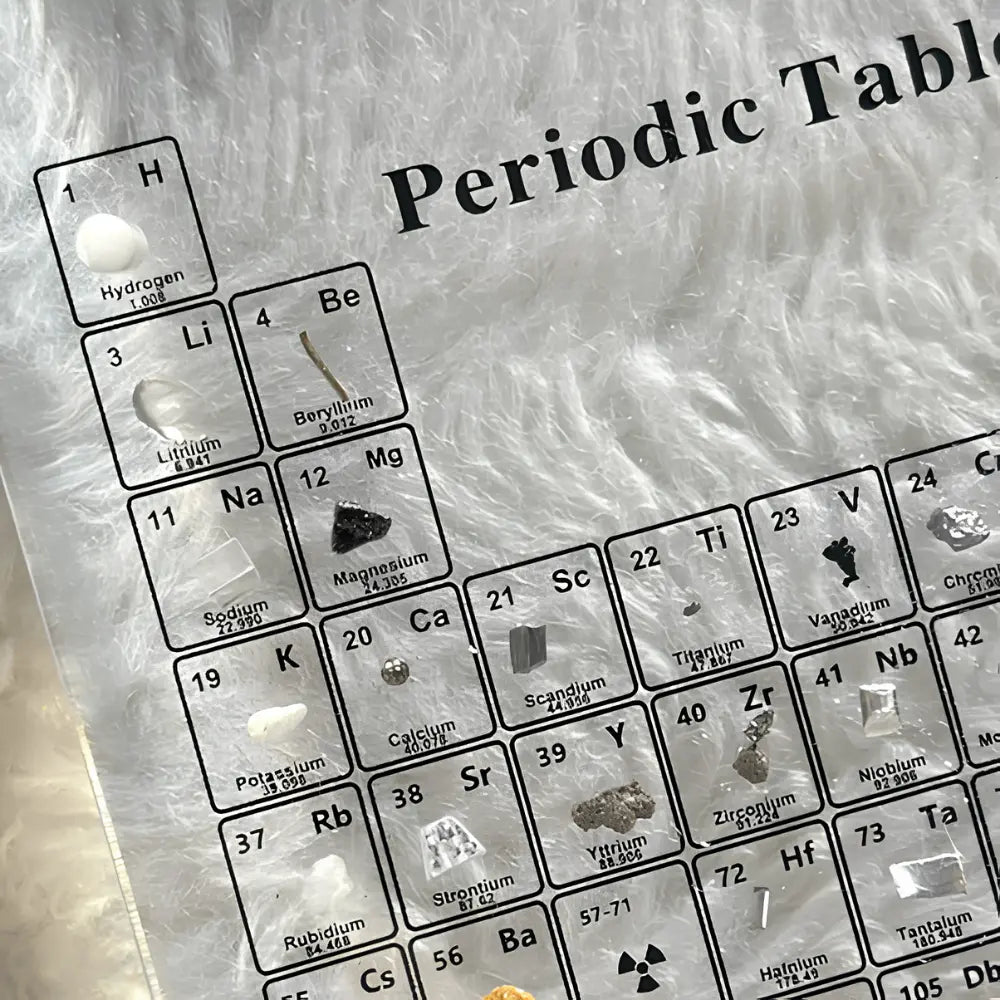 Periodic Table With Real Elements | 83 Element Samples With LED