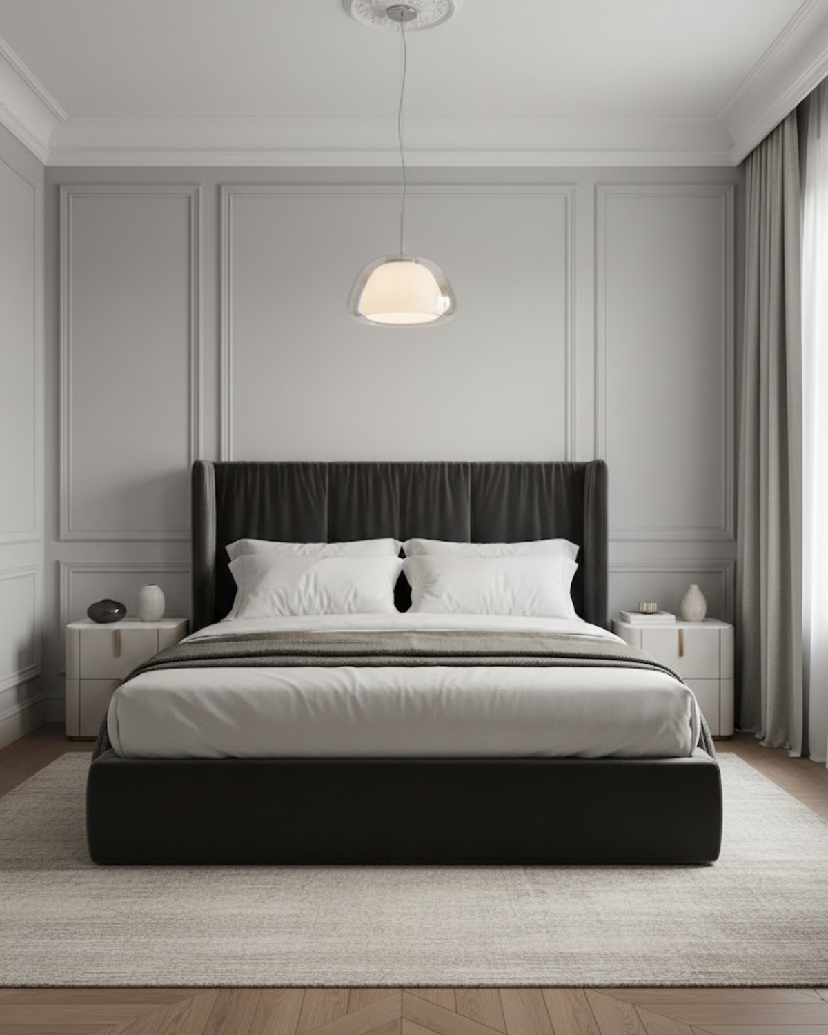 Kristalheldere Koepel Glazen Hanglamp | Japandi Luxe Verlichting