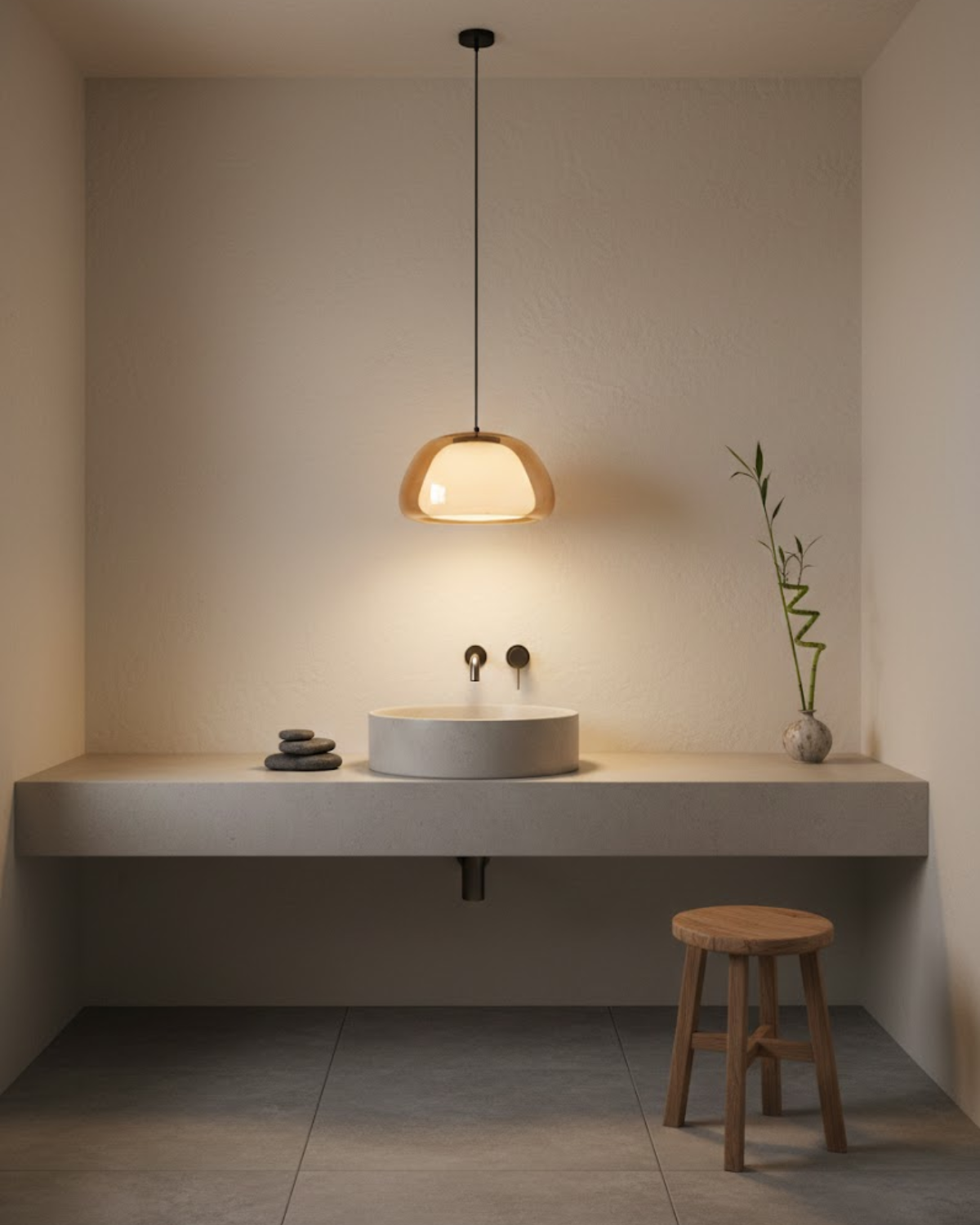 Kristalheldere Koepel Glazen Hanglamp | Japandi Luxe Verlichting