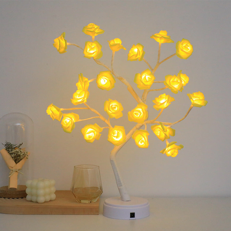 LED Rozenboom Lamp | Decoratieve Bloemenlamp Met Aanraakbediening
