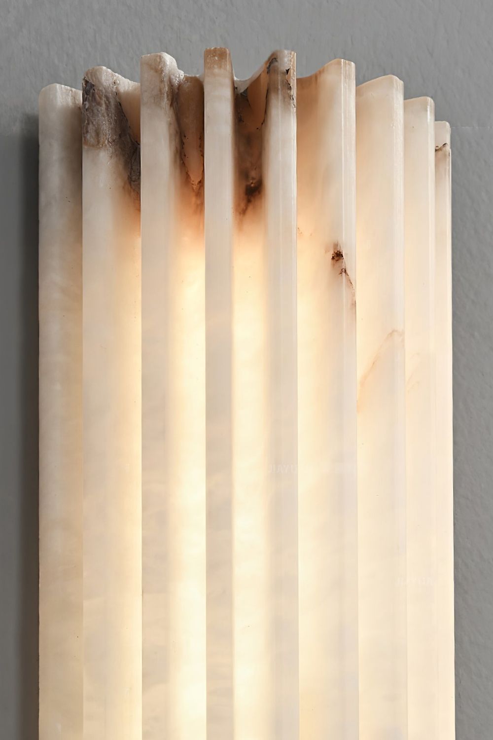 Alvia Alabasten Wandlamp | Natuursteen LED Wandlamp