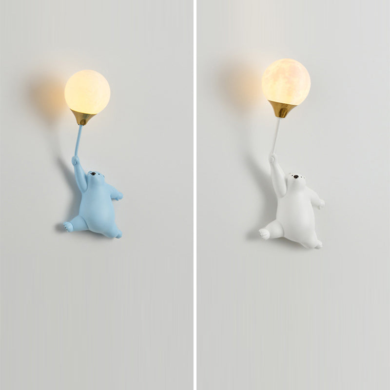 Scandinavische Speelse Wandlamp – Resin & PVC G9 Fitting