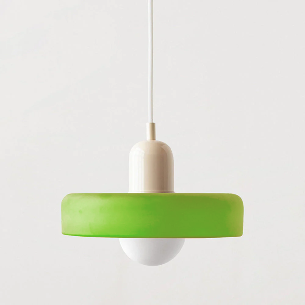 Scandinavische Glazen Hanglamp | Bauhaus Ringlamp G9