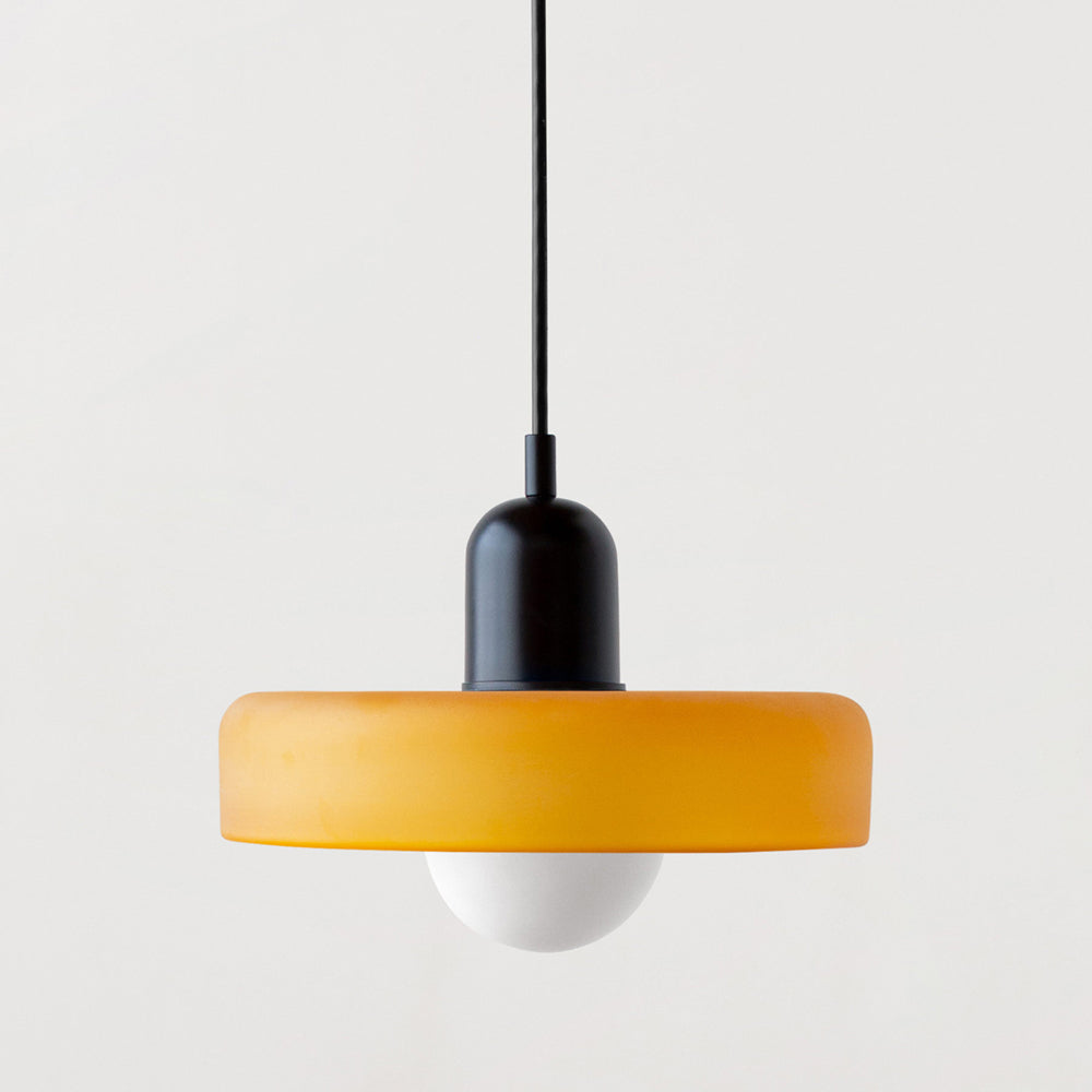 Scandinavische Glazen Hanglamp | Bauhaus Ringlamp G9