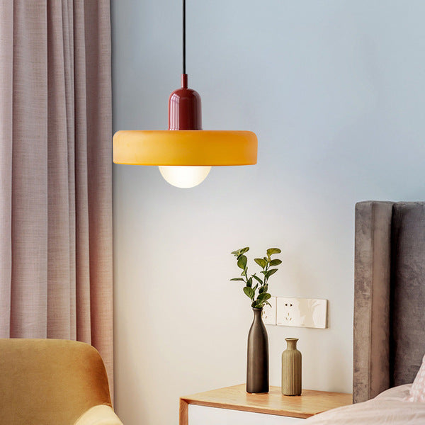 Scandinavische Glazen Hanglamp | Bauhaus Ringlamp G9