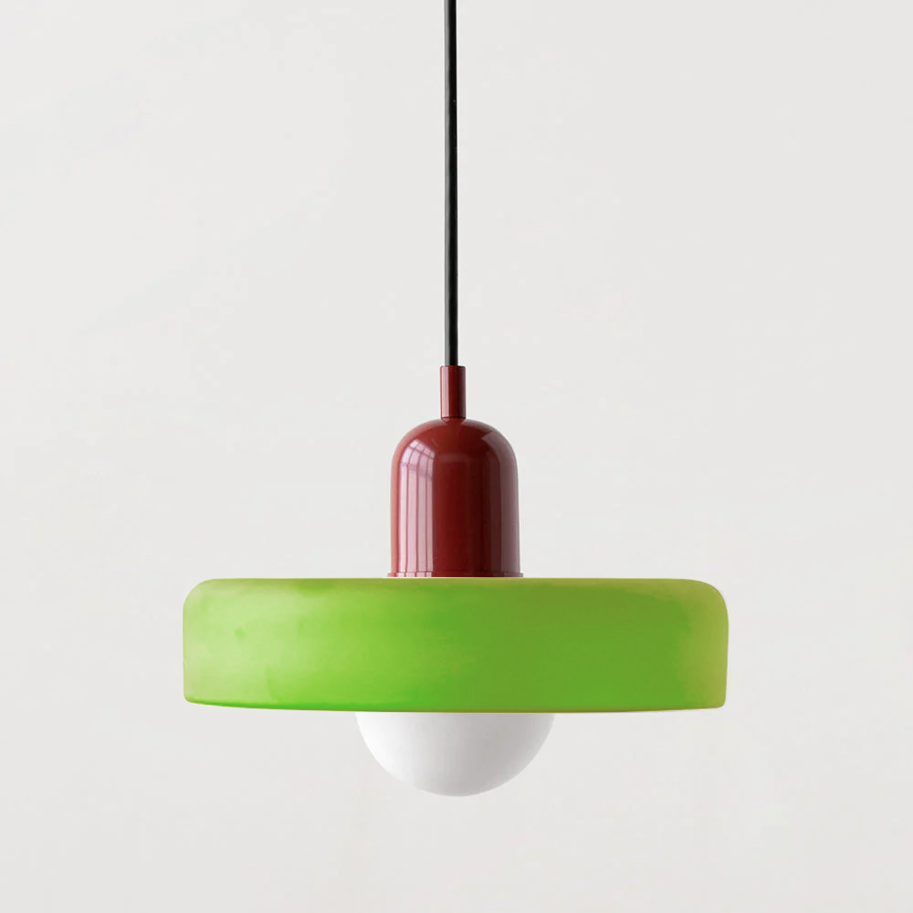Scandinavische Glazen Hanglamp | Bauhaus Ringlamp G9