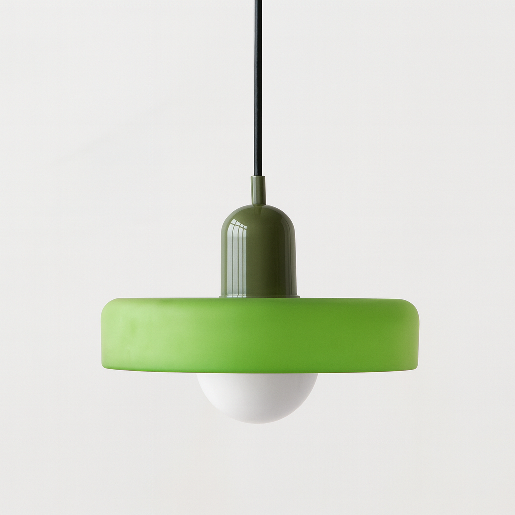 Scandinavische Glazen Hanglamp | Bauhaus Ringlamp G9
