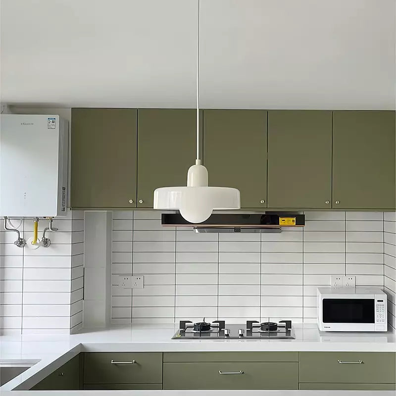 Scandinavische Glazen Hanglamp | Bauhaus Ringlamp G9