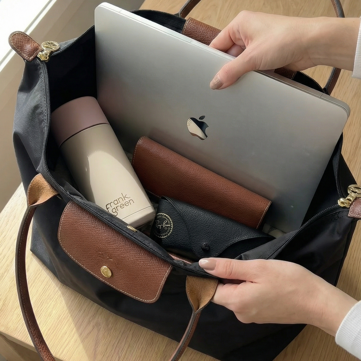 Le Pliage Grote Tote Bag | Lichtgewicht Tas Van Gerecycled Nylon