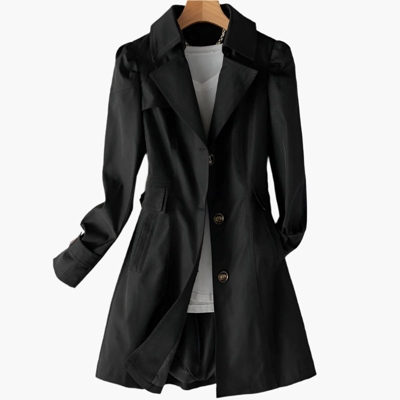 Lange Dames Trenchcoat | Elegante Herfstjas Met Riem