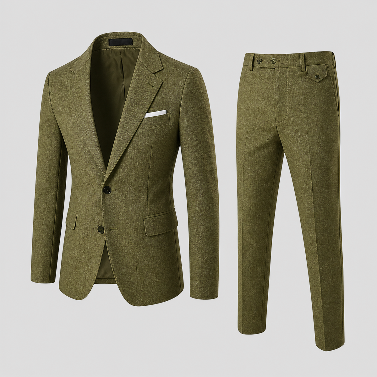 Heren Slim-Fit Linnen Pak | Lichtgewicht Zomerpak Voor Bruiloften