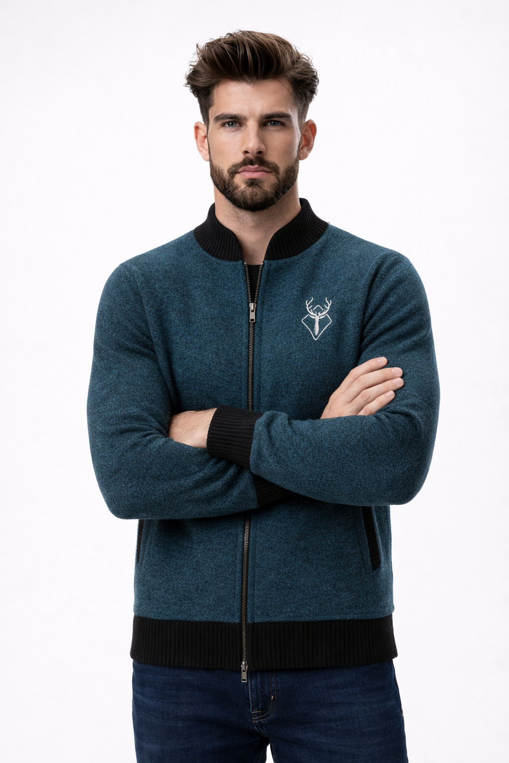 Heren Vest Met Rits Van Zacht Polyester | Lichtgewicht Casual Trui