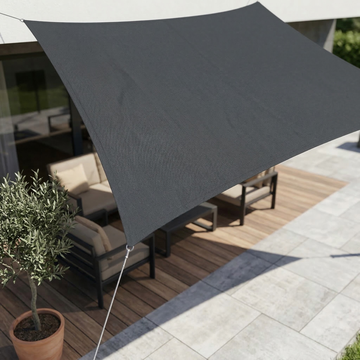 Modern Schaduwdoek | UV-Bestendig Zonnescherm Voor Buiten