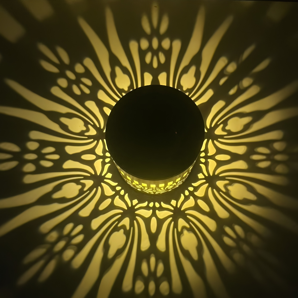 Solar Buitenwandlamp Met Projector | IP65 Decoratieve Tuinlamp
