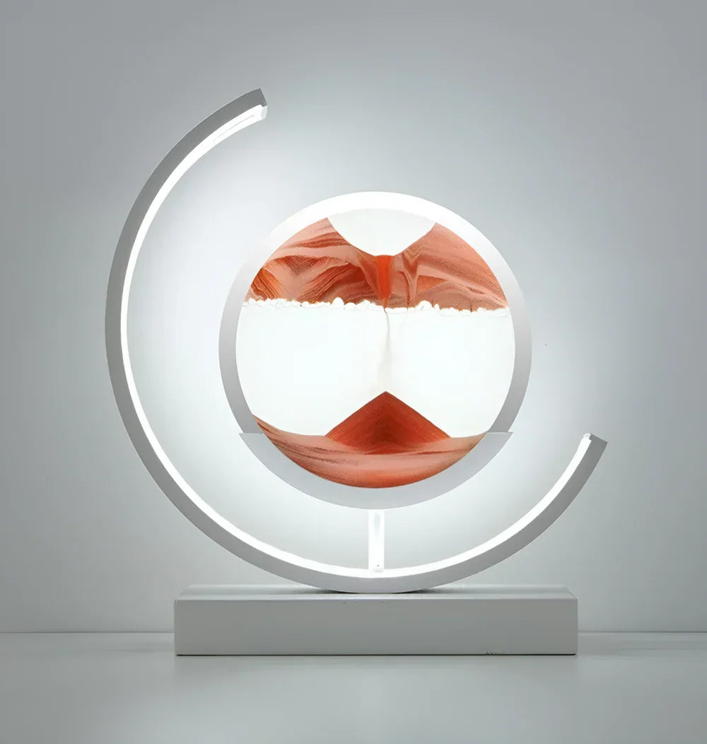 LED Zandkunst Tafellamp | Oplaadbare Lamp Met 3 Lichtkleuren