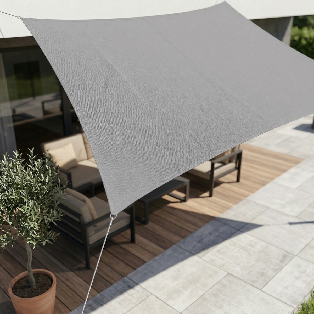 Modern Schaduwdoek | UV-Bestendig Zonnescherm Voor Buiten