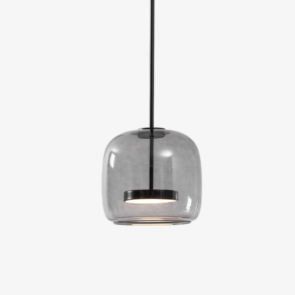 Minimalistisk Metro-glaspendel | Håndblæst LED-pendel