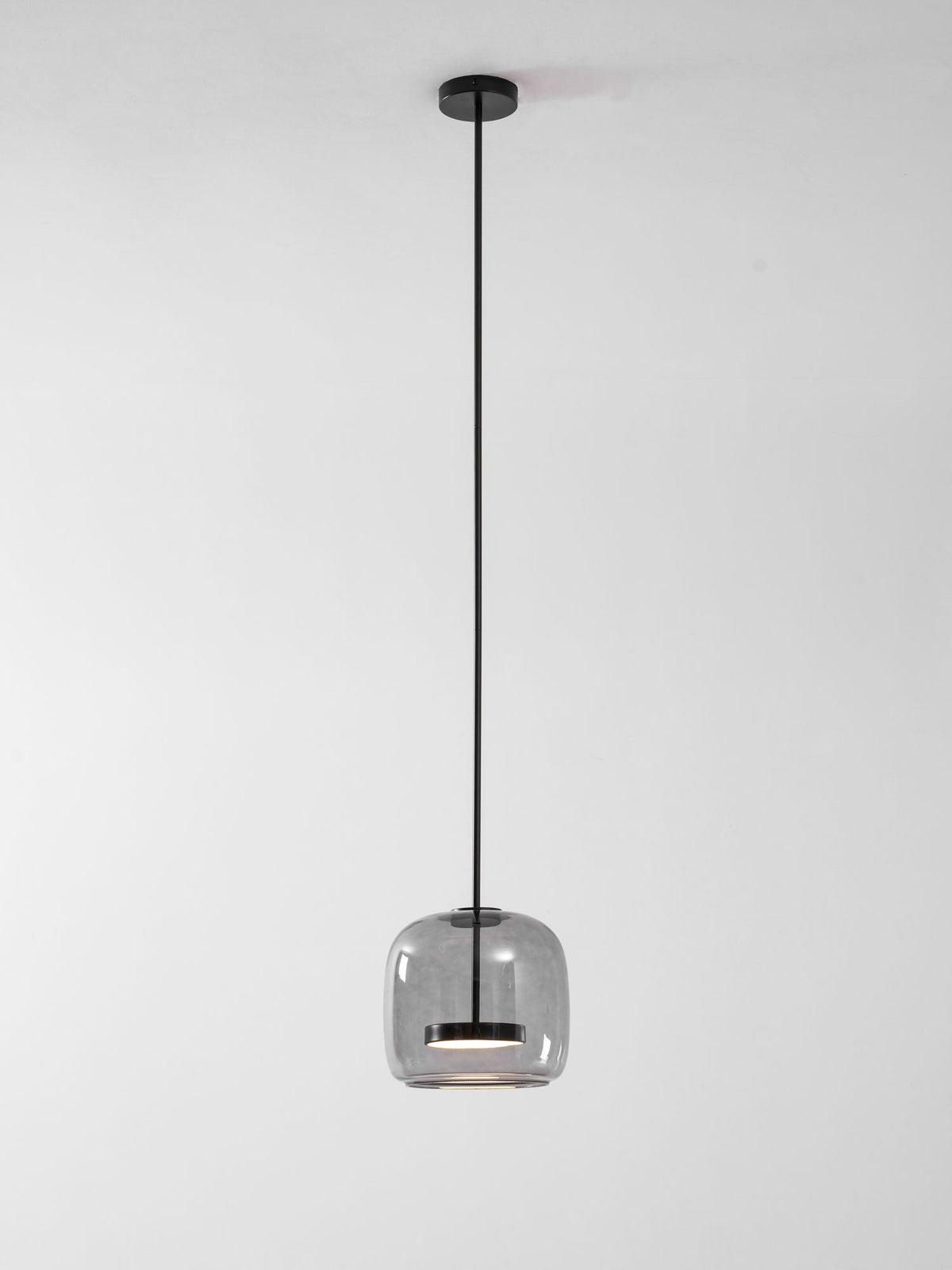 Minimalistisk Metro-glaspendel | Håndblæst LED-pendel