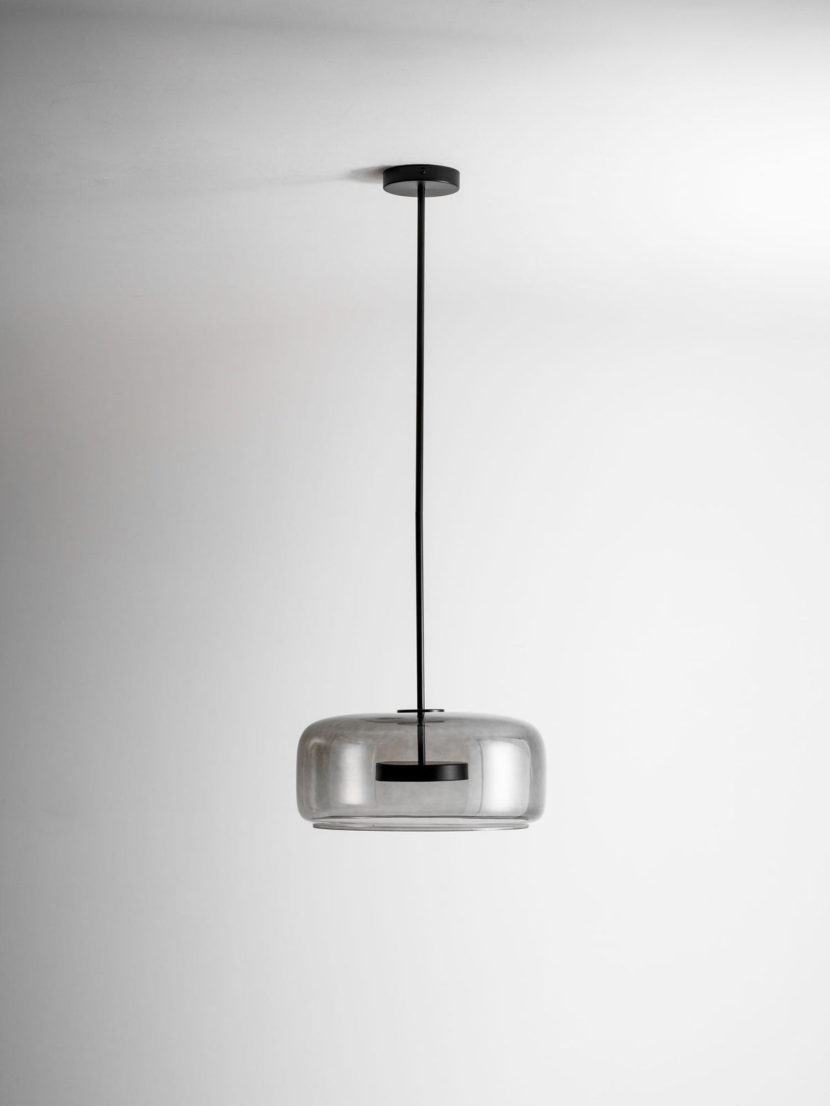 Minimalistisk Metro-glaspendel | Håndblæst LED-pendel