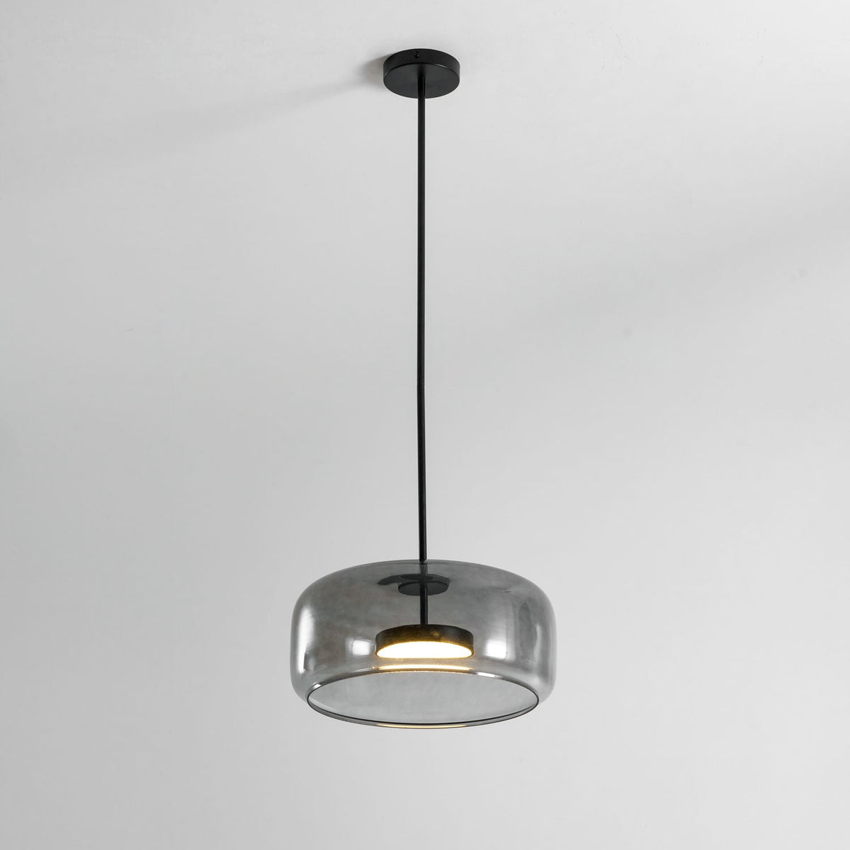 Minimalistisk Metro-glaspendel | Håndblæst LED-pendel