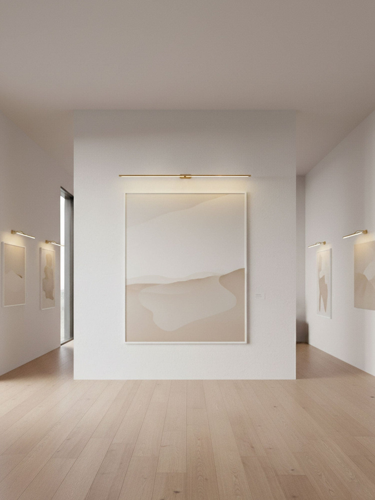 Minimalistische Oplaadbare Wandlamp | Draadloze LED Spiegelverlichting