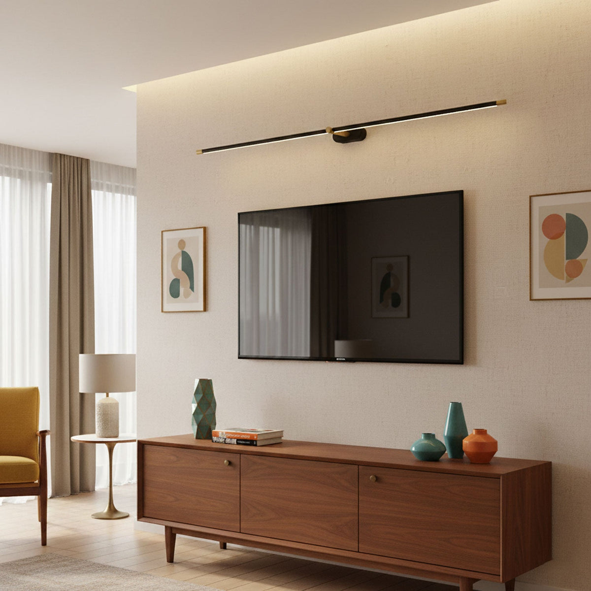 Minimalistische Oplaadbare Wandlamp | Draadloze LED Spiegelverlichting