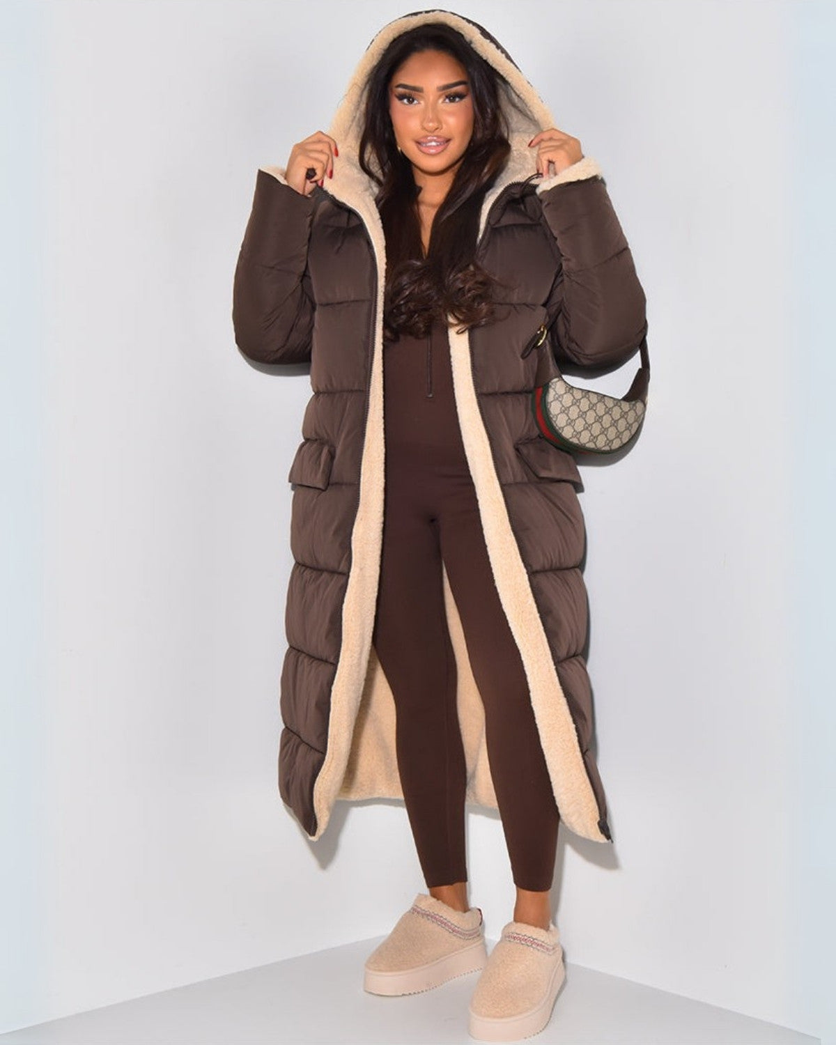 Omkeerbare Dames Winterjas | Lange Elegante Jas