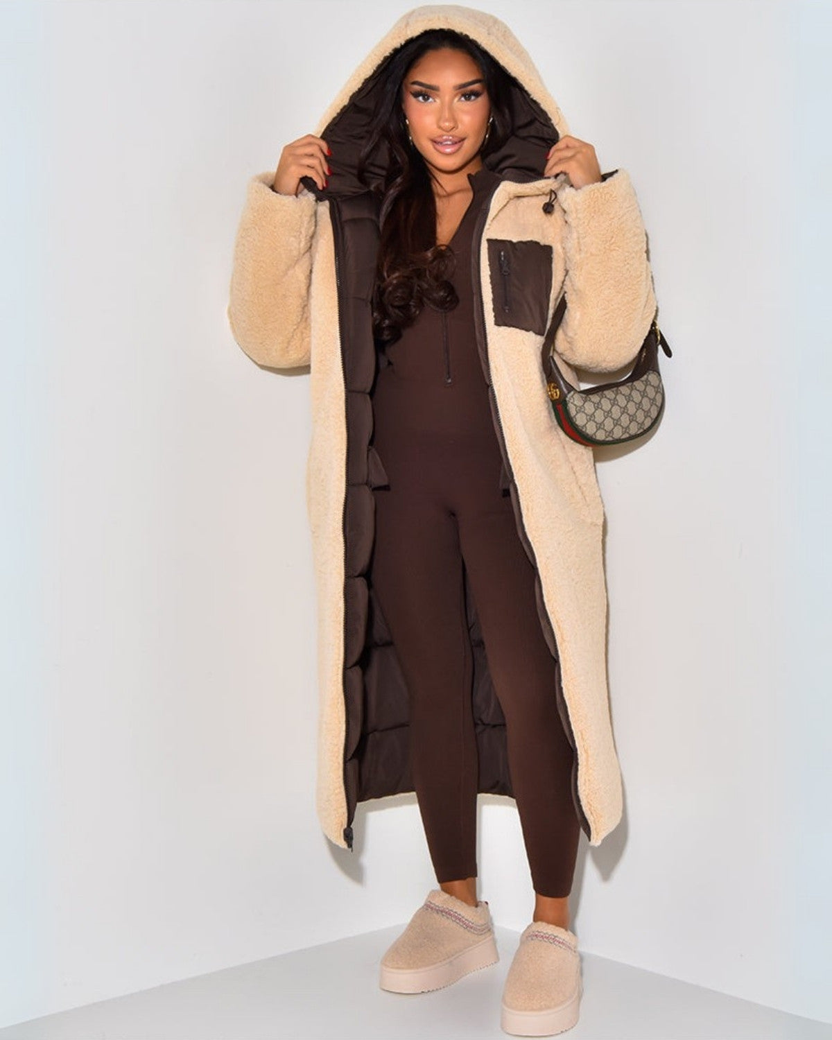 Omkeerbare Dames Winterjas | Lange Elegante Jas