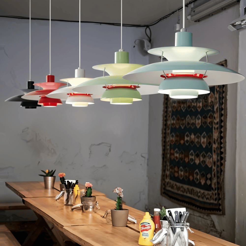 Scandinavische Plafond Hanglamp | Moderne Metalen E27 Lamp