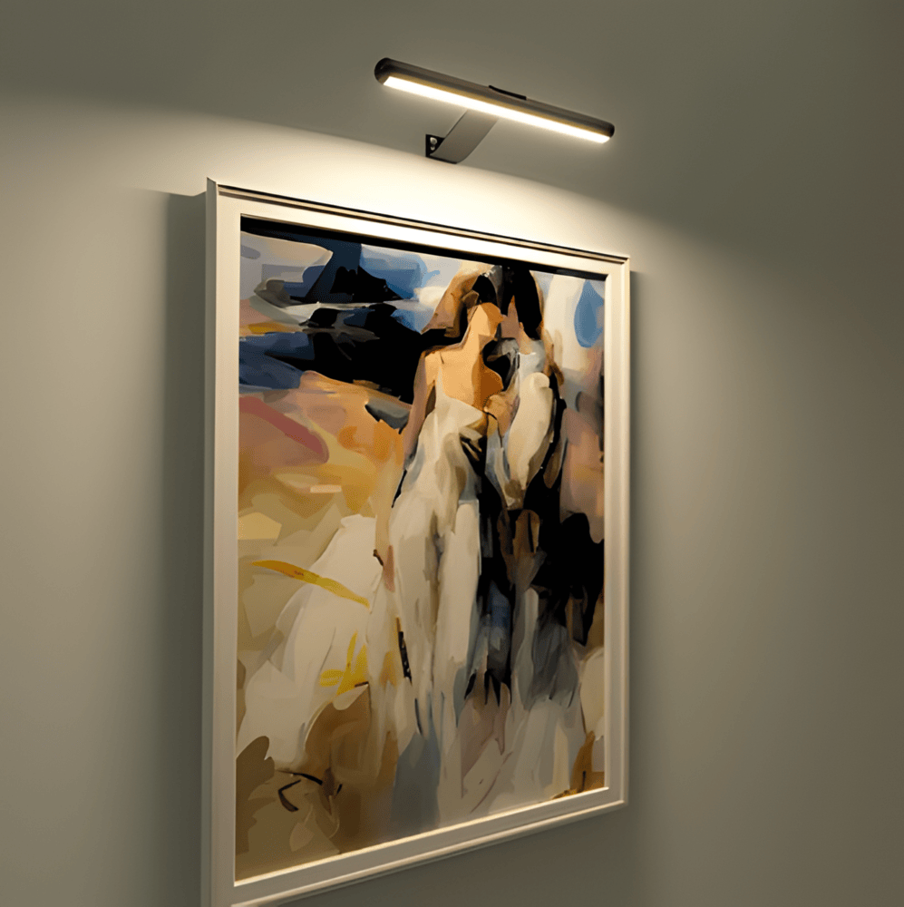 Bezprzewodowa lampa ścienna | Obracana o 120° lampa LED z USB-C