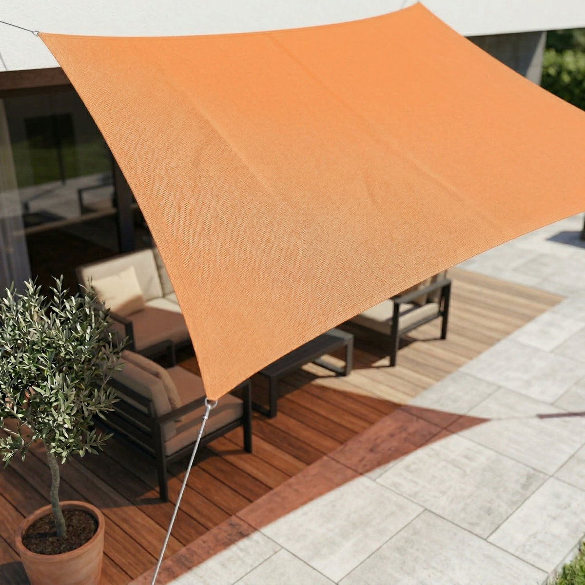 Modern Schaduwdoek | UV-Bestendig Zonnescherm Voor Buiten