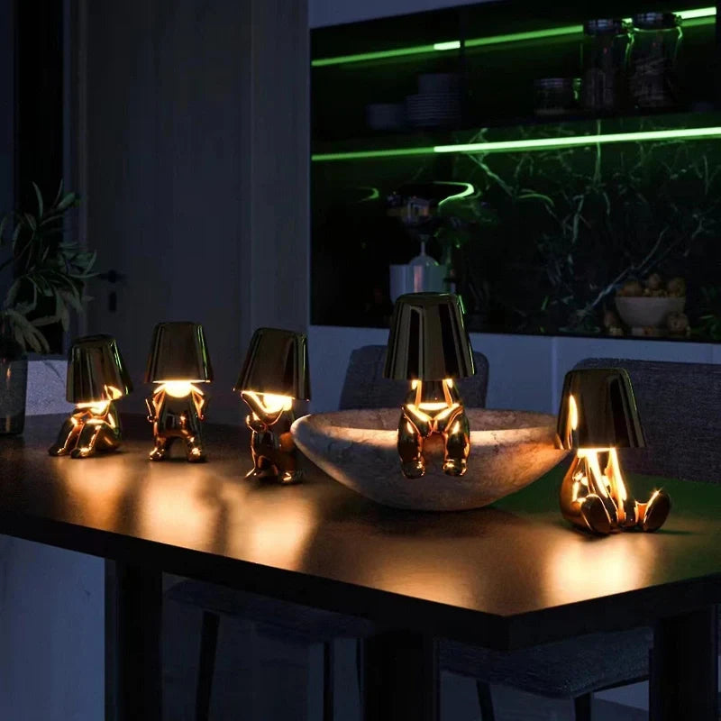 RayDudes lekfulla uppladdningsbara LED-lampa | Dimbar med beröring