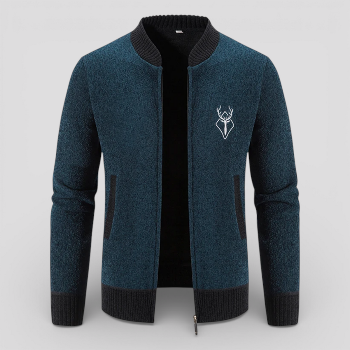 Heren Vest Met Rits Van Zacht Polyester | Lichtgewicht Casual Trui