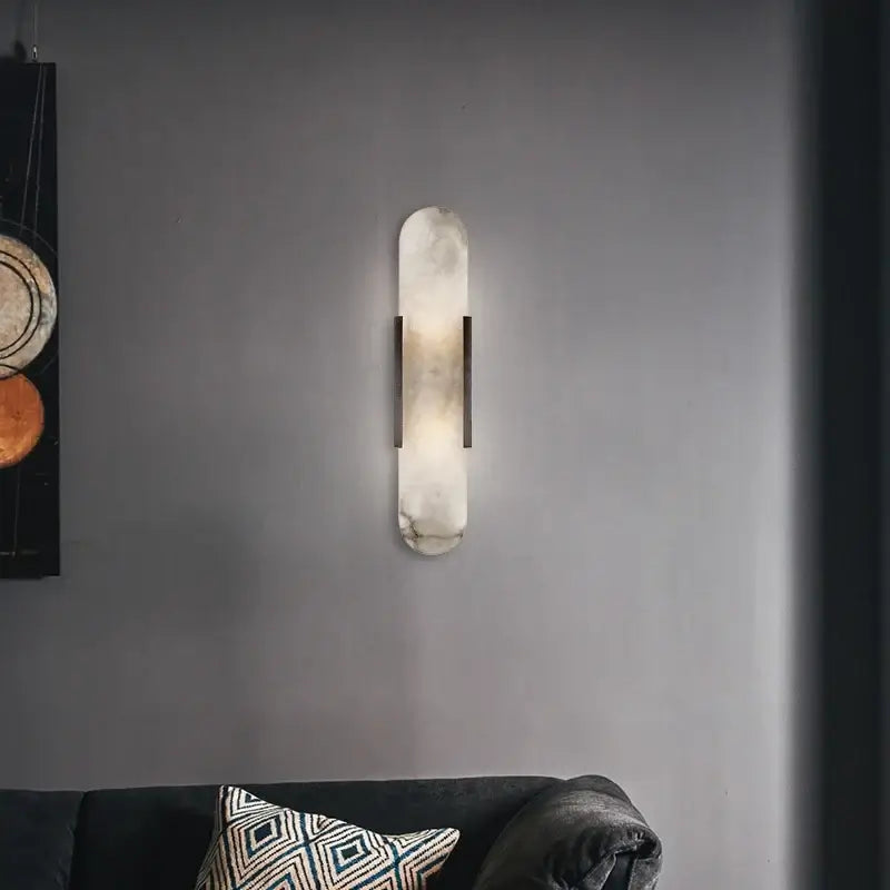 Posh Marble Lamp & Gold Roman Villa Sonce | Nordic Wandlamp