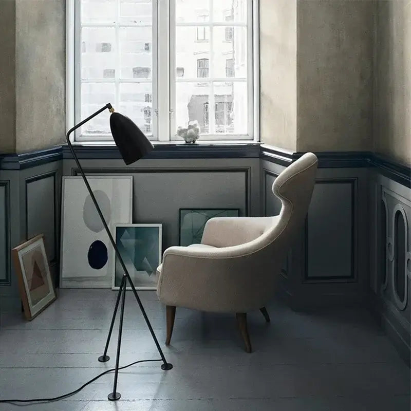 Scandinavian Designer Grasshopper Floor Lamp | Nordic Modern Lighting