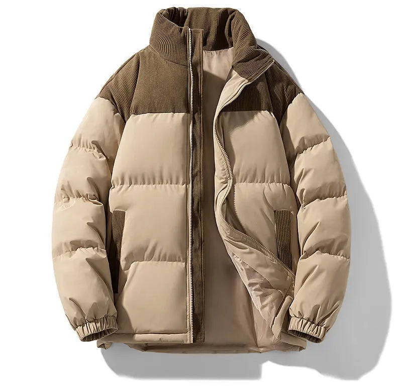 Doudoune matelassée unisexe | Manteau d’hiver épais rembourré de coton