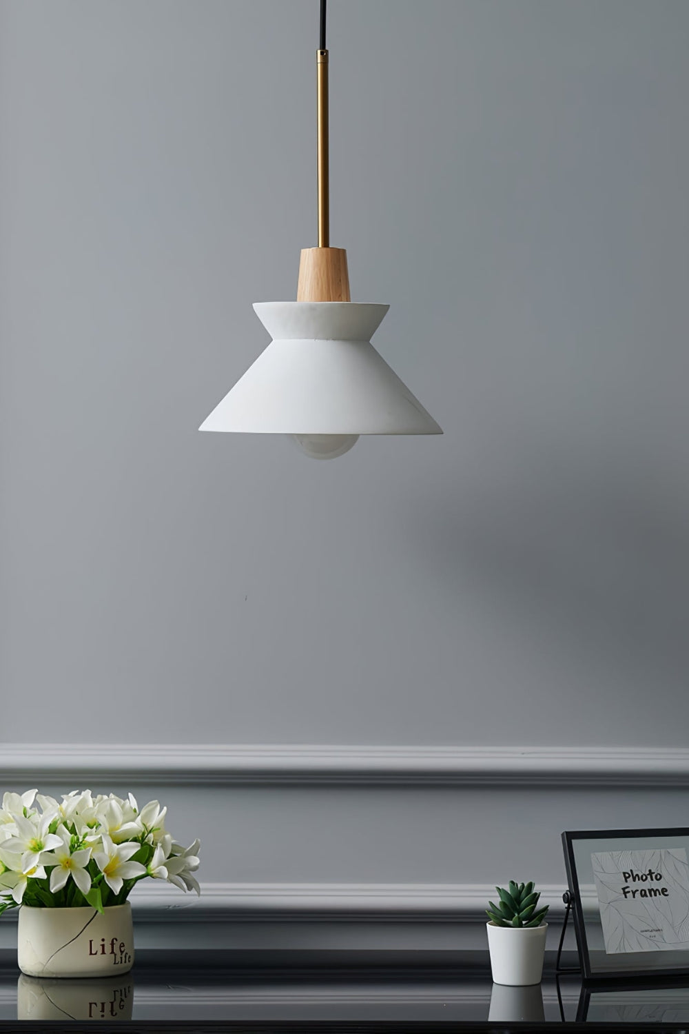 Scandinavische Hanglamp | Houten & Harsen Plafondlamp In 8 Kleuren